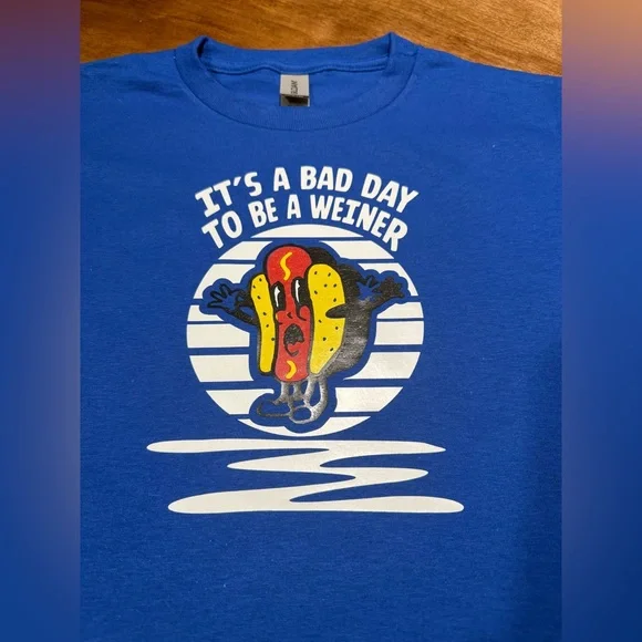 Bad Day Hot Dog Shirt - Picture 1 of 2
